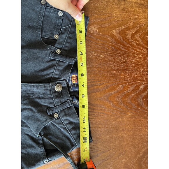 Vintage Deadstock Route 66 Denim Jean Size 14 Boys Black Jeans Straight - Picture 8 of 9